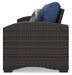Windglow - Blue / Brown - Sofa With Cushion Capital Discount Furniture Home Furniture, Furniture Store