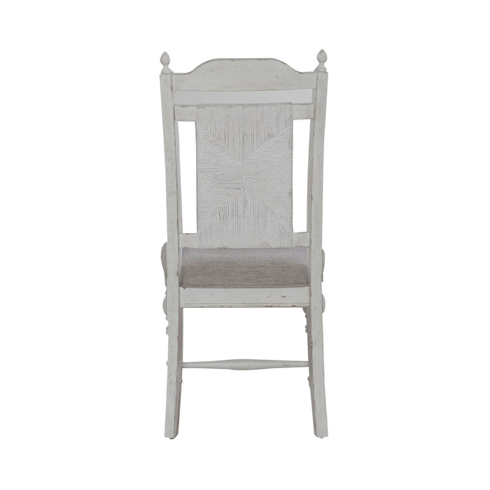 River Place - Panel Back Side Chair (RTA) - White Capital Discount Furniture Home Furniture, Furniture Store