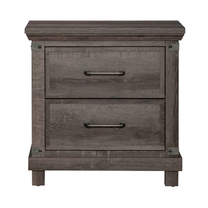Lakeside Haven - Nightstand With Charging Station - Dark Brown Capital Discount Furniture Home Furniture, Furniture Store