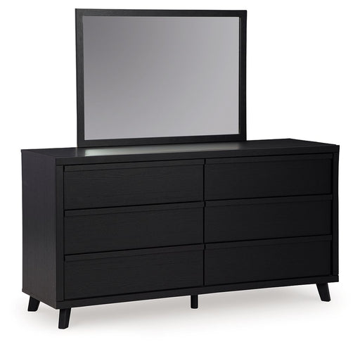Danziar - Black - Dresser And Mirror Capital Discount Furniture Home Furniture, Furniture Store