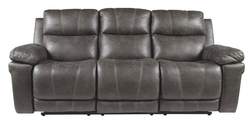Erlangen - Dark Gray - Pwr Rec Sofa With Adj Headrest Capital Discount Furniture Home Furniture, Furniture Store