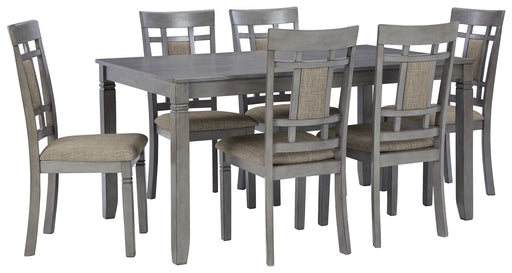 Jayemyer - Charcoal Gray - Rect Drm Table Set (Set of 7) Capital Discount Furniture Home Furniture, Furniture Store