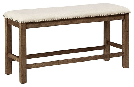 Moriville - Beige - Double Uph Bench Capital Discount Furniture Home Furniture, Furniture Store