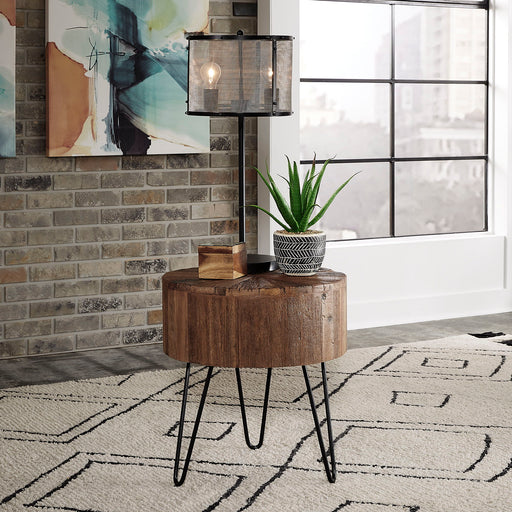 Canyon - Accent End Table - Dark Brown Capital Discount Furniture Home Furniture, Furniture Store