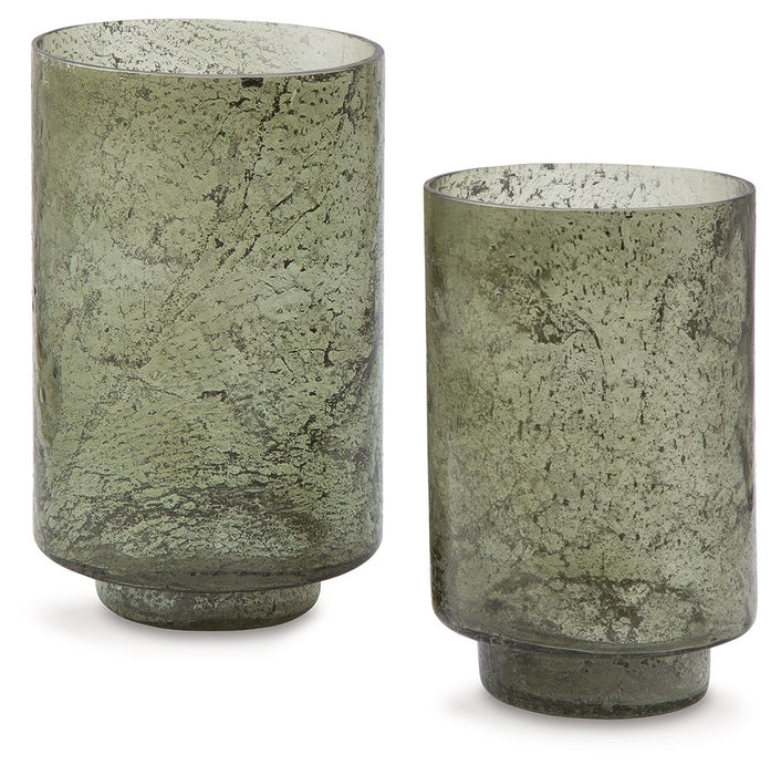 Clarkton - Green - Candle Holder Set (Set of 2) Capital Discount Furniture Home Furniture, Furniture Store