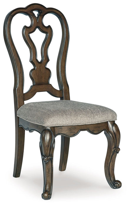 Maylee - Dark Brown - Dining Upholstered Side Chair Capital Discount Furniture Home Furniture, Furniture Store