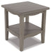 Charina - Antique Gray - Square End Table Capital Discount Furniture Home Furniture, Furniture Store