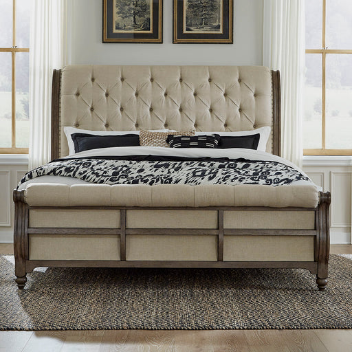 Americana Farmhouse - Sleigh Bed Capital Discount Furniture Home Furniture, Furniture Store