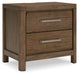 Cabalynn - Light Brown - Two Drawer Night Stand Capital Discount Furniture Home Furniture, Furniture Store