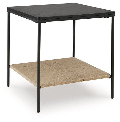 Minrich - Black / Natural - Accent Table Capital Discount Furniture Home Furniture, Furniture Store