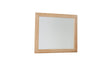 Crafted Oak - Landscape Mirror Beveled Glass Capital Discount Furniture Home Furniture, Furniture Store