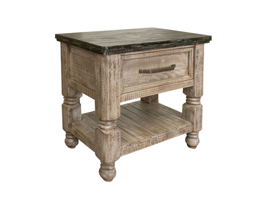 Natural Stone - Nightstand - Taupe Brown Capital Discount Furniture Home Furniture, Furniture Store