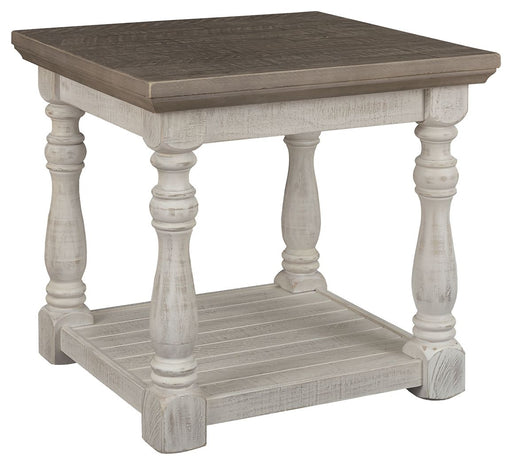 Havalance - Gray / White - Rectangular End Table Capital Discount Furniture Home Furniture, Furniture Store