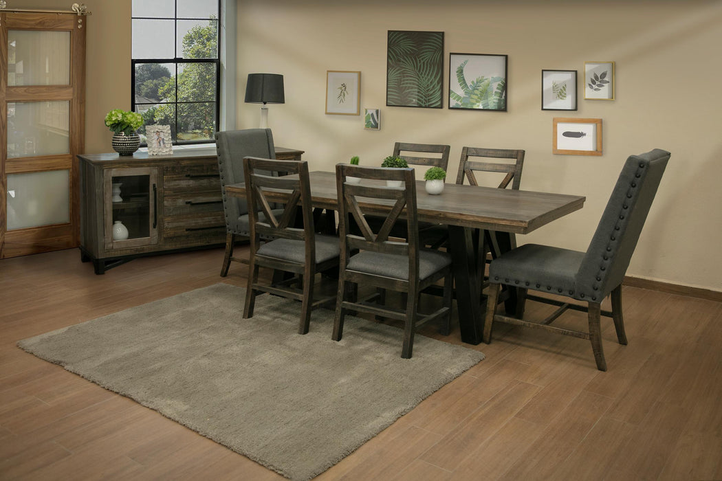 Loft Brown - Upholstered Chair - Dark Gray Capital Discount Furniture Home Furniture, Furniture Store