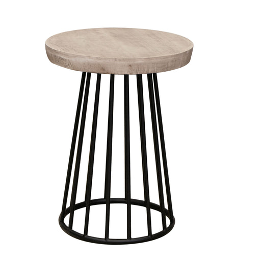 Cosalá - Chairside Table - Off White And Black Capital Discount Furniture Home Furniture, Furniture Store