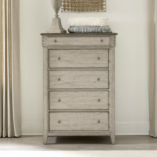 Ivy Hollow - 5 Drawer Chest - White Capital Discount Furniture Home Furniture, Furniture Store