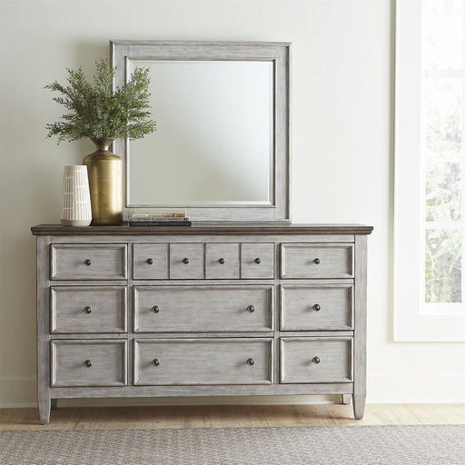 Heartland - Dresser & Mirror - White Capital Discount Furniture Home Furniture, Furniture Store