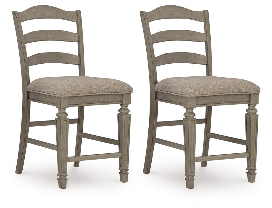 Lodenbay - Antique Gray - Upholstered Barstool Capital Discount Furniture Home Furniture, Furniture Store