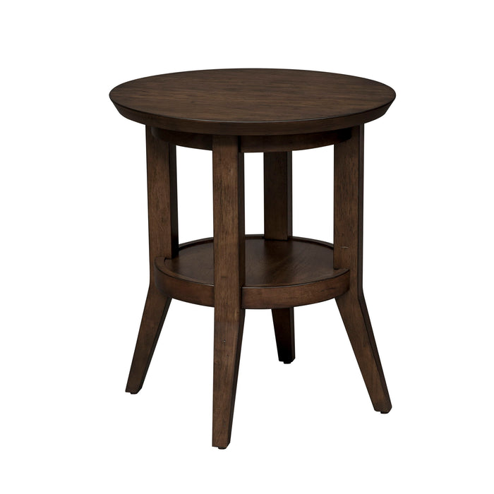 Ventura Blvd - 3 Piece Set (1 Cocktail Table 2 Round End Tables) - Dark Brown Capital Discount Furniture Home Furniture, Furniture Store