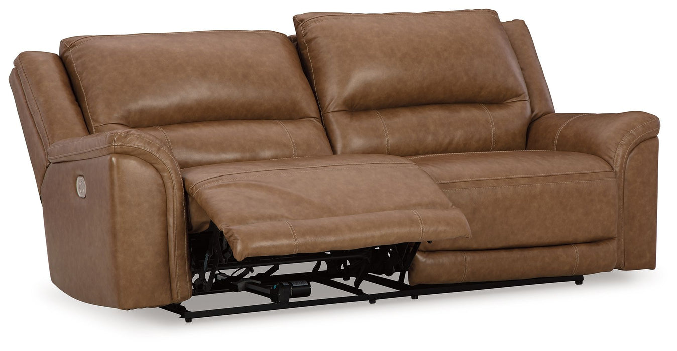 Trasimeno - Caramel - 2 Seat Pwr Rec Sofa Adj Headrest Capital Discount Furniture Home Furniture, Furniture Store