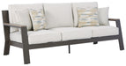 Tropicava - Taupe / White - Sofa With Cushion Capital Discount Furniture Home Furniture, Home Decor, Furniture