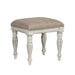 Magnolia Manor - Vanity Stool - White Capital Discount Furniture Home Furniture, Home Decor, Furniture