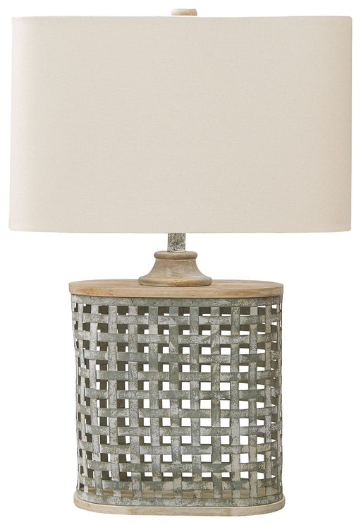 Deondra - Gray - Metal Table Lamp Capital Discount Furniture Home Furniture, Furniture Store