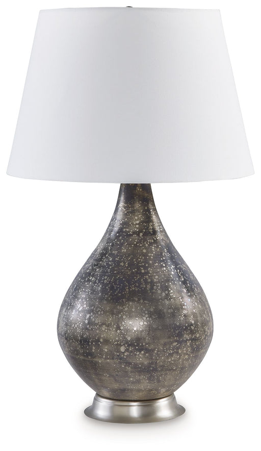 Bluacy - Antique Gray - Glass Table Lamp Capital Discount Furniture Home Furniture, Furniture Store
