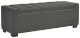 Cortwell - Gray - Storage Bench Capital Discount Furniture Home Furniture, Furniture Store