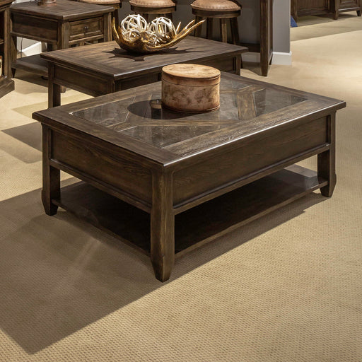 Paradise Valley - Rectangular Cocktail Table - Dark Brown Capital Discount Furniture Home Furniture, Furniture Store