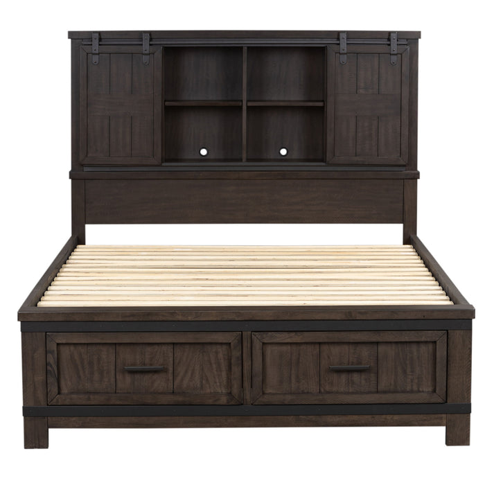 Thornwood Hills - Bookcase Bed, Dresser & Mirror Capital Discount Furniture Home Furniture, Furniture Store