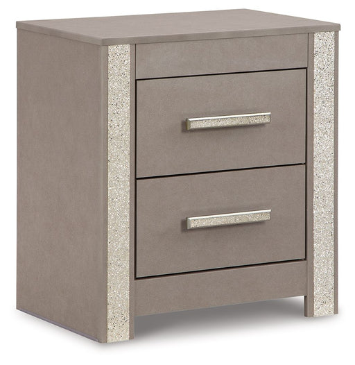 Surancha - Gray - Two Drawer Night Stand Capital Discount Furniture Home Furniture, Furniture Store