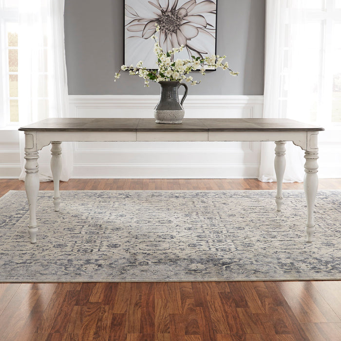 Magnolia Manor - Leg Table - White Capital Discount Furniture Home Furniture, Home Decor, Furniture