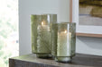 Clarkton - Green - Candle Holder Set (Set of 2) Capital Discount Furniture Home Furniture, Furniture Store