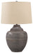 Olinger - Brown - Metal Table Lamp Capital Discount Furniture Home Furniture, Furniture Store