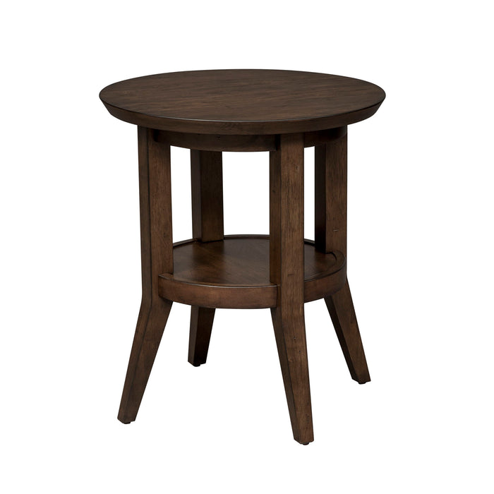 Ventura Blvd - 3 Piece Set (1 Cocktail Table 2 Round End Tables) - Dark Brown Capital Discount Furniture Home Furniture, Furniture Store