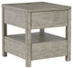 Krystanza - Weathered Gray - Rectangular End Table Capital Discount Furniture Home Furniture, Furniture Store