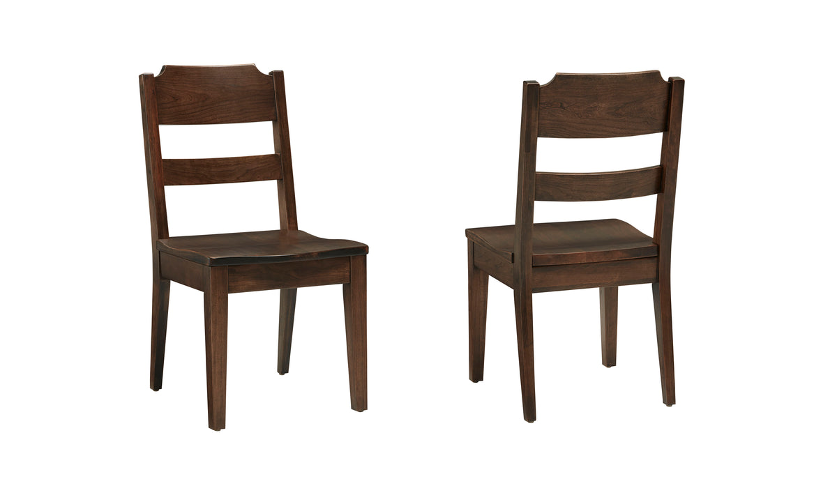 Crafted Cherry - Ladderback Side Chair Capital Discount Furniture Home Furniture, Furniture Store