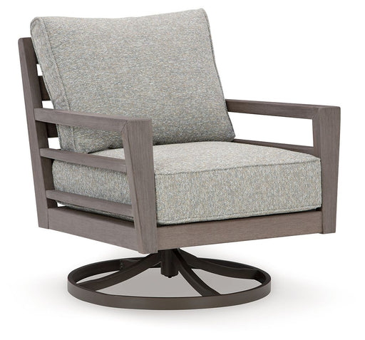 Hillside Barn - Gray / Brown - Swivel Lounge W/ Cushion Capital Discount Furniture Home Furniture, Furniture Store