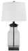 Sharolyn - Transparent / Silver Finish - Glass Table Lamp Capital Discount Furniture Home Furniture, Furniture Store