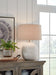 Jamon - Beige - Ceramic Table Lamp Capital Discount Furniture Home Furniture, Furniture Store