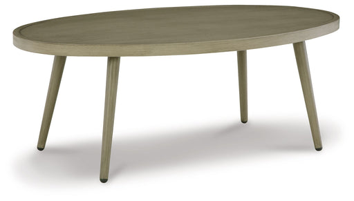 Swiss Valley - Beige - Oval Cocktail Table Capital Discount Furniture Home Furniture, Home Decor, Furniture