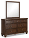 Danabrin - Brown - Dresser And Mirror Capital Discount Furniture Home Furniture, Furniture Store