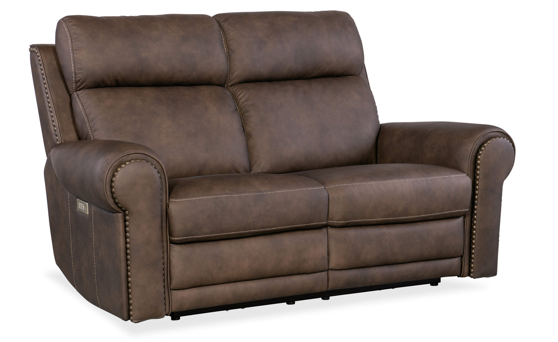 Duncan - Power Loveseat With Power Headrest & Lumbar - Dark Brown Capital Discount Furniture Home Furniture, Furniture Store