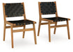 Fortmaine - Brown / Black - Dining Room Side Chair Capital Discount Furniture Home Furniture, Furniture Store