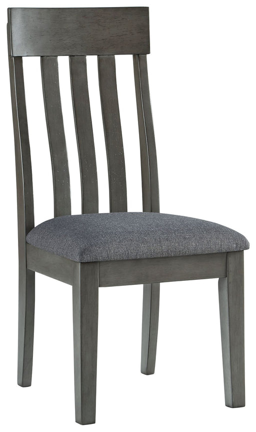Hallanden - Black / Gray - Dining Uph Side Chair Capital Discount Furniture Home Furniture, Furniture Store