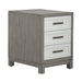 Palmetto Heights - 3 Drawer Chair Side Table - White Capital Discount Furniture Home Furniture, Furniture Store