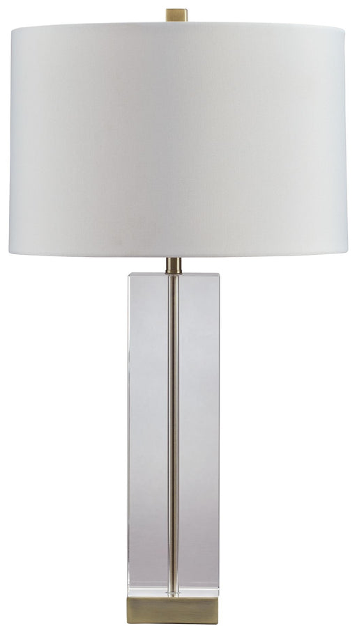 Teelsen - Clear / Gold Finish - Crystal Table Lamp Capital Discount Furniture Home Furniture, Furniture Store