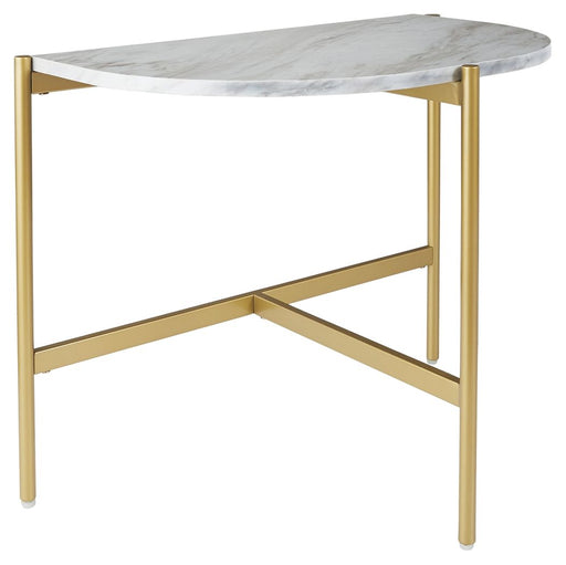 Wynora - White / Gold - Chair Side End Table Capital Discount Furniture Home Furniture, Furniture Store