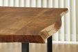 Fortmaine - Brown / Black - Rectangular Dining Room Table Capital Discount Furniture Home Furniture, Furniture Store